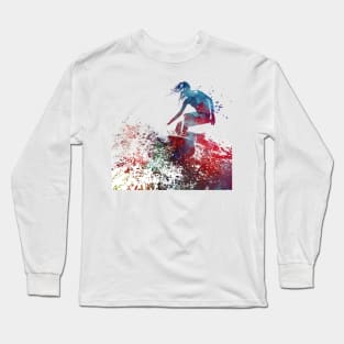 Surfer sport art #surfer #sport Long Sleeve T-Shirt